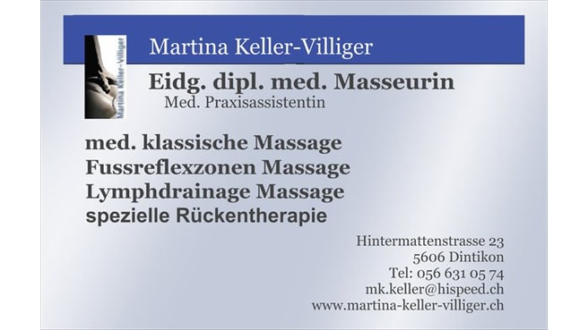 Bild Martina Keller-Villiger - Eidg. dipl. med. Masseurin