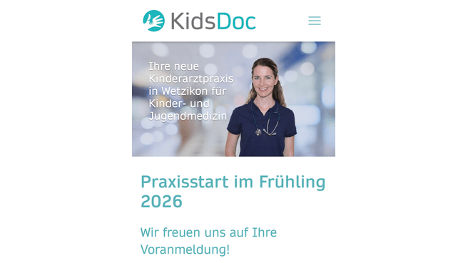 KidsDoc - Kinderärzte Wetzikon, Dr. med. Alexia Moser-Bracher image