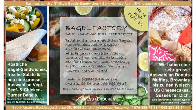 Bagel-Factory Zurich (Sandwiches & Salate) image