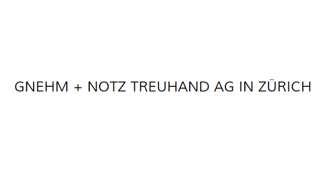Bild Gnehm & Notz Treuhand AG