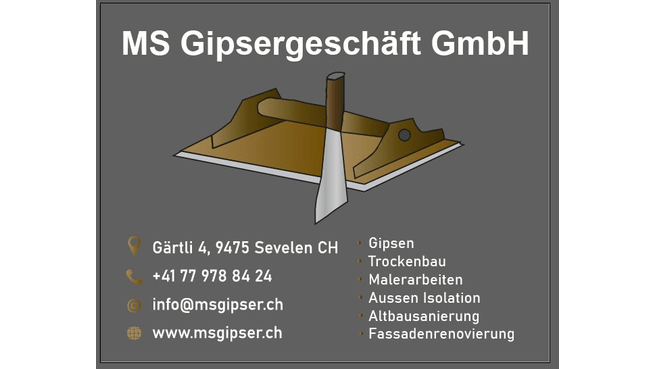 Image MS Gipsergescäft GmbH Sevelen