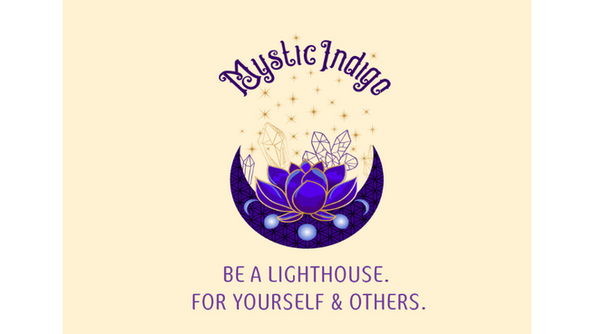 Bild Mystic Indigo ~ Be a Lighthouse. For yourself and others.