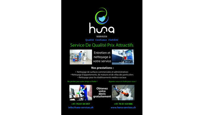Huna Services-(Service de nettoyage et d'entretien à votre domicile et à votre bureau) image