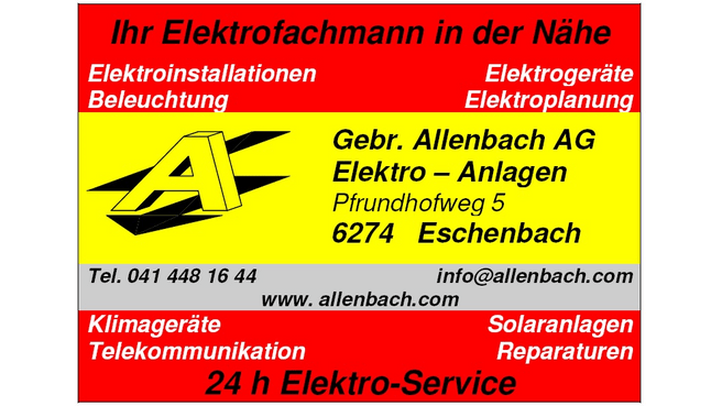 Bild Allenbach Gebr. AG elektr. Anlagen, Eschenbach
