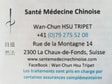 Bild Wan-Chun HSU TRIPET Santé Médecine Chinoise