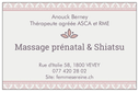 Image Massage femme enceinte et Shiatsu