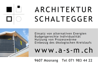 Photo Architektur Schaltegger