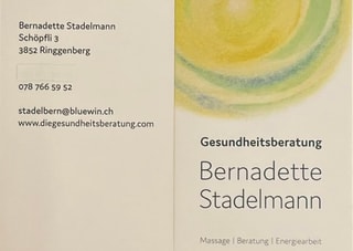 image of Gesundheitsberatung Bernadette Stadelmann 