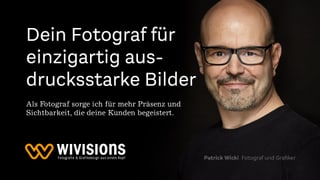 Photo Patrick Wicki – wivisions GmbH Fotografie und Grafikdesign