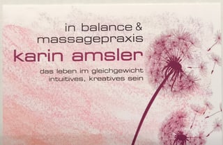 Photo Amsler Karin in Balance&Massagepraxis