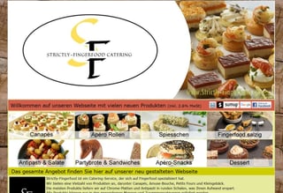 Immagine Strictly-Fingerfood Catering Webseite