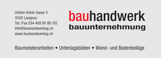 image of Bauhandwerk AG Langnau 