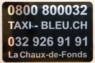 Photo Taxi Bleu