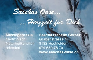 Photo Saschas-Oase Therapie Massagepraxis Dorn und Breuss