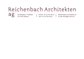 Bild von Reichenbach Architekten AG