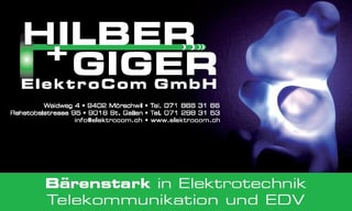 Photo Hilber + Giger ElektroCom GmbH
