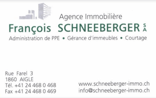 Photo Agence immobilière François Schneeberger SA