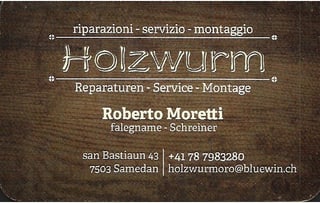 image of Moretti Roberto Holzwurm 